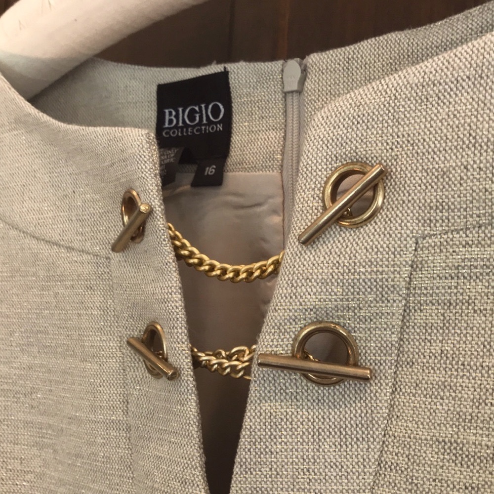 👀 Metallic weave dress Bigio Collection 16